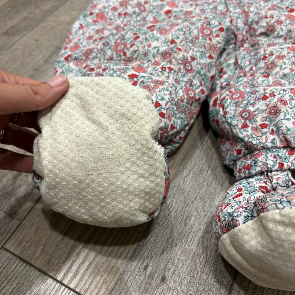 GAP baby snowsuit 6-12 months floral
